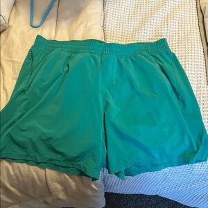 Lululemon Athletic Turquoise Pace Breaker Shorts